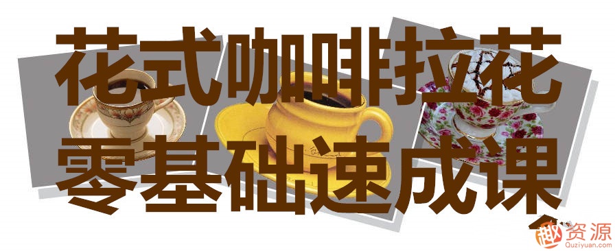 0基础学花式咖啡拉花速成课_资源网站插图