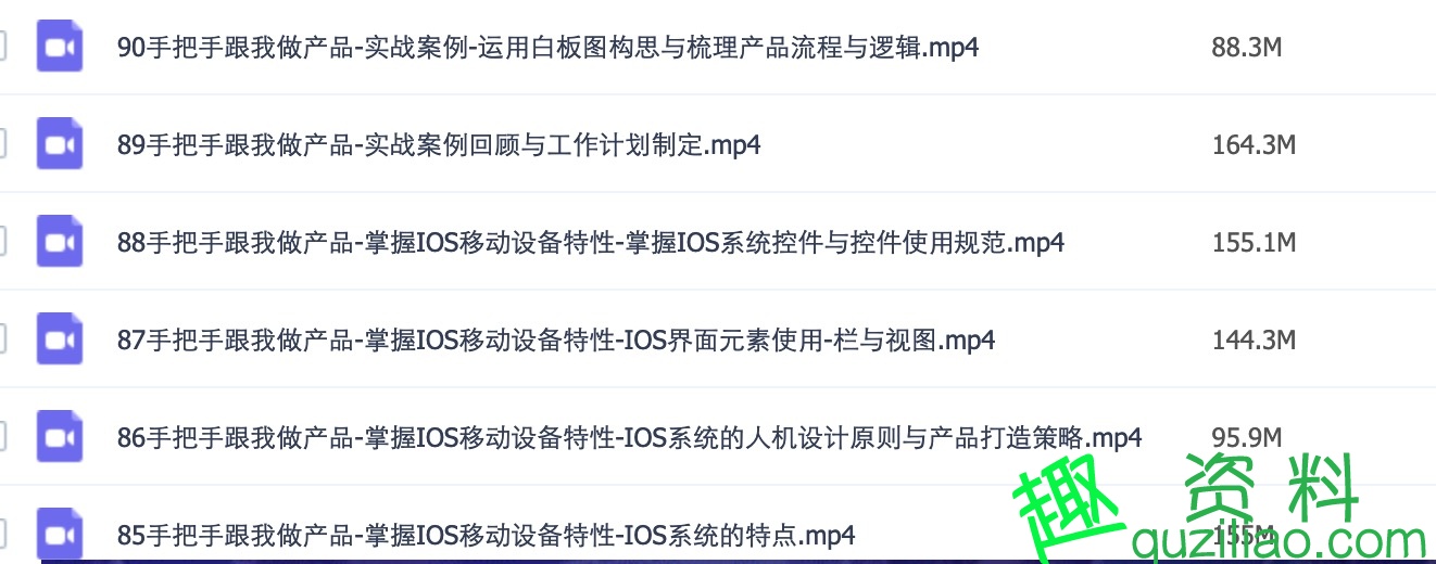 某学院产品经理课《手把手教你做产品》114课时插图2