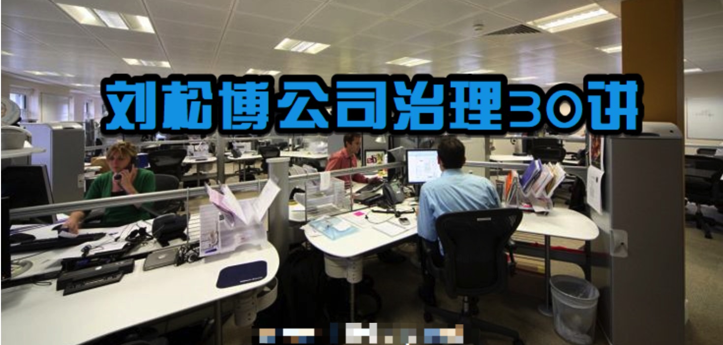 刘松博公司治理30讲