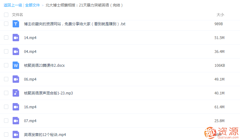 北大博士倾囊相授21天暴力突破英语_教程分享插图2
