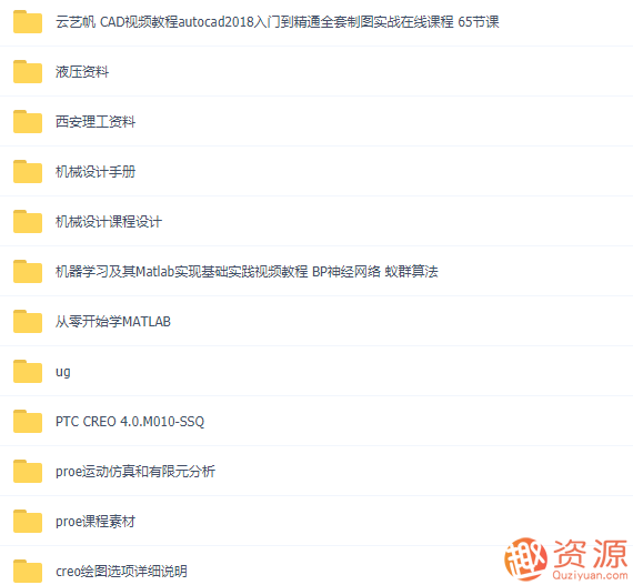 价值过万机械方面的福利有教程有资料大合集_教程分享插图1