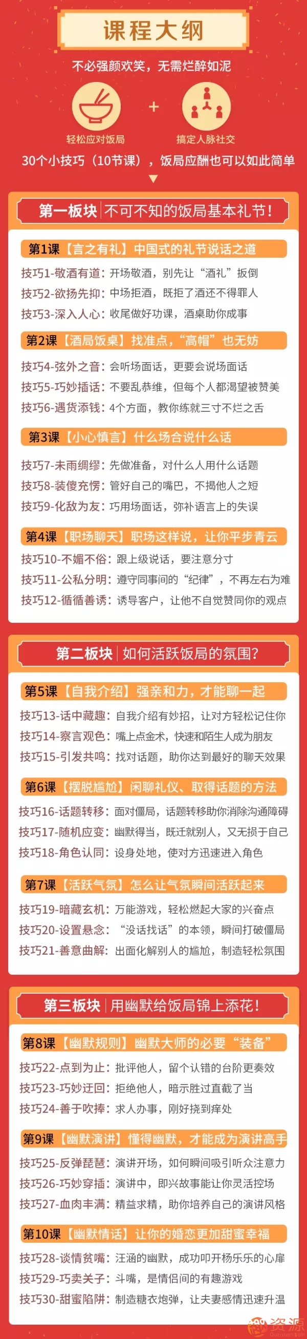 【饭局必备攻略】30个小技巧，助你搞定社交人脉，轻松赢人心_趣资料插图2
