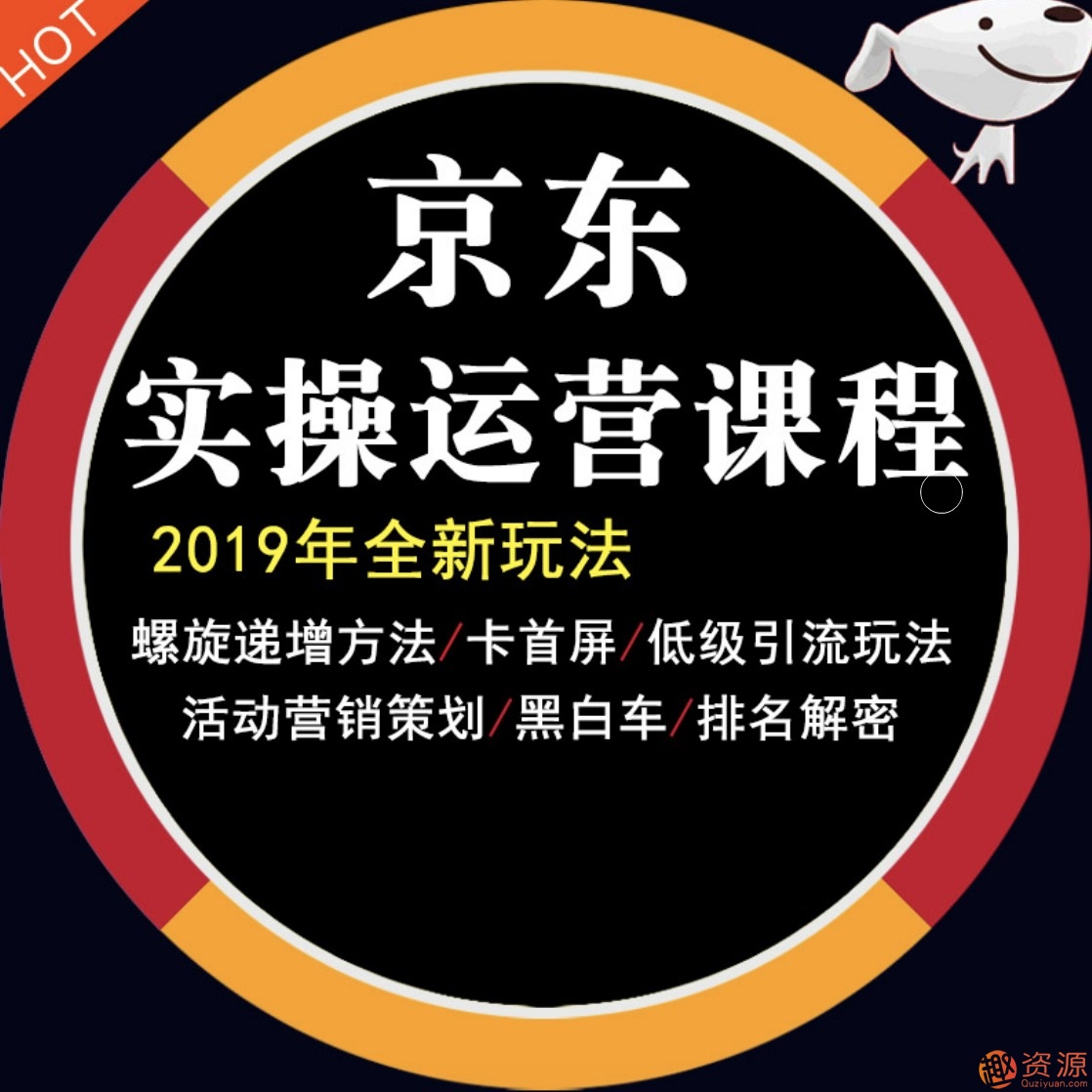 2019京东平台店铺运营教程快车营销技巧高级开店全套电商视频教学插图