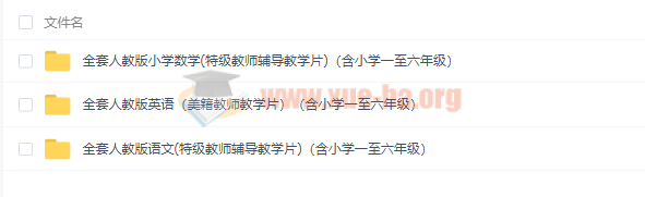 特级教师辅导人教版小学语文数学英语全套（一至六年级） 视频教程 教学视频