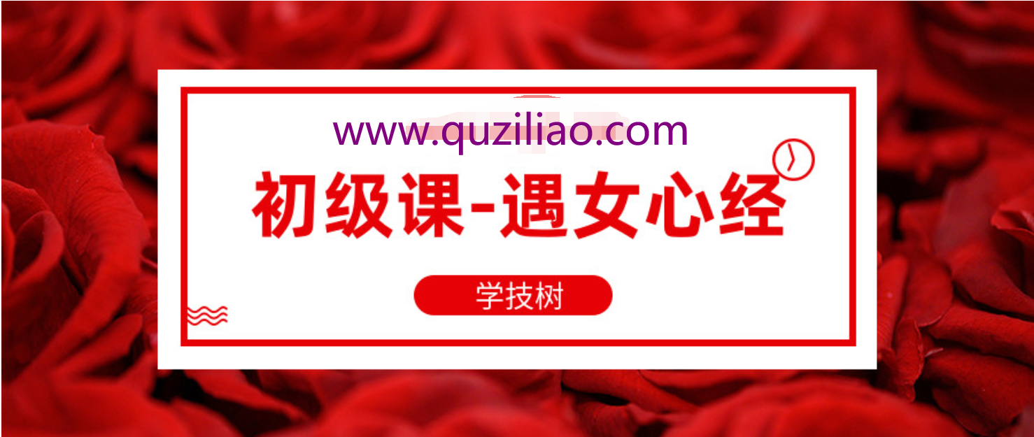 坏男孩《初级课-遇女心经》