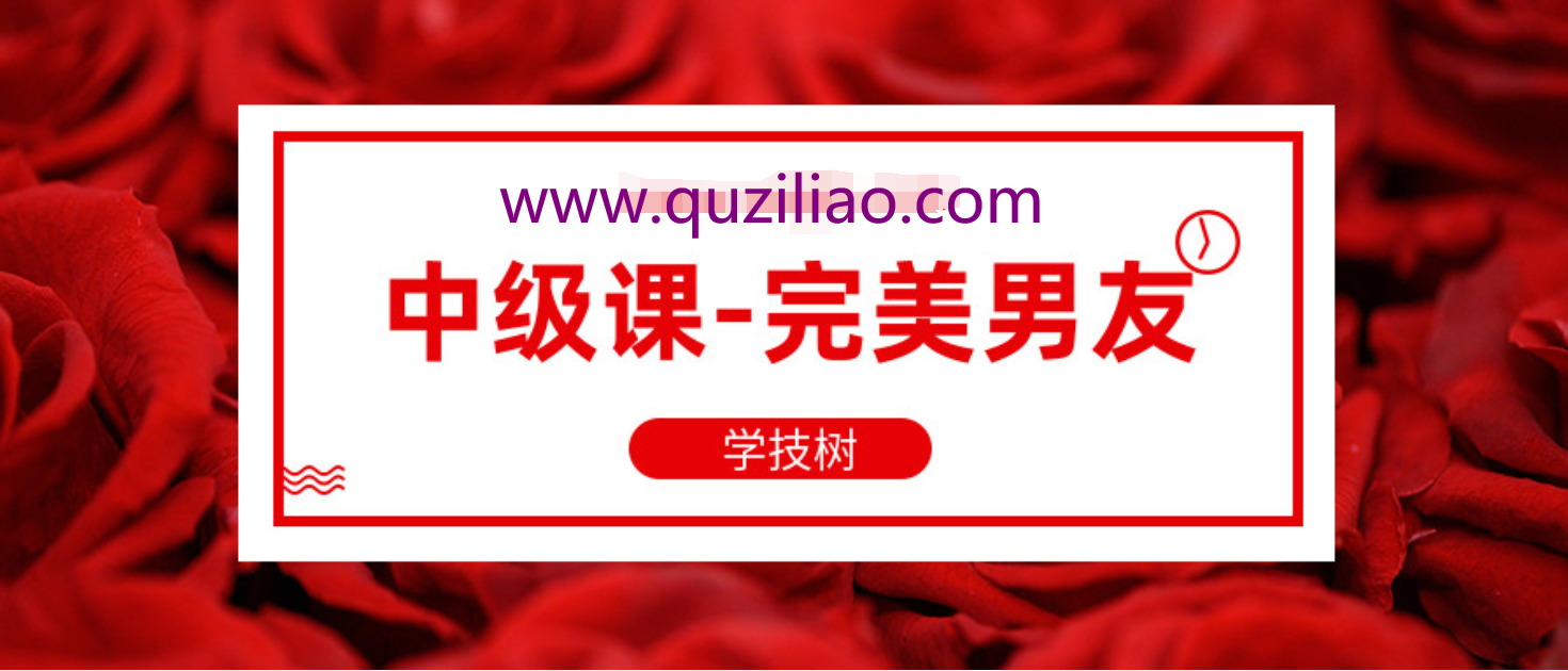 坏男孩《中级课-完美男友》