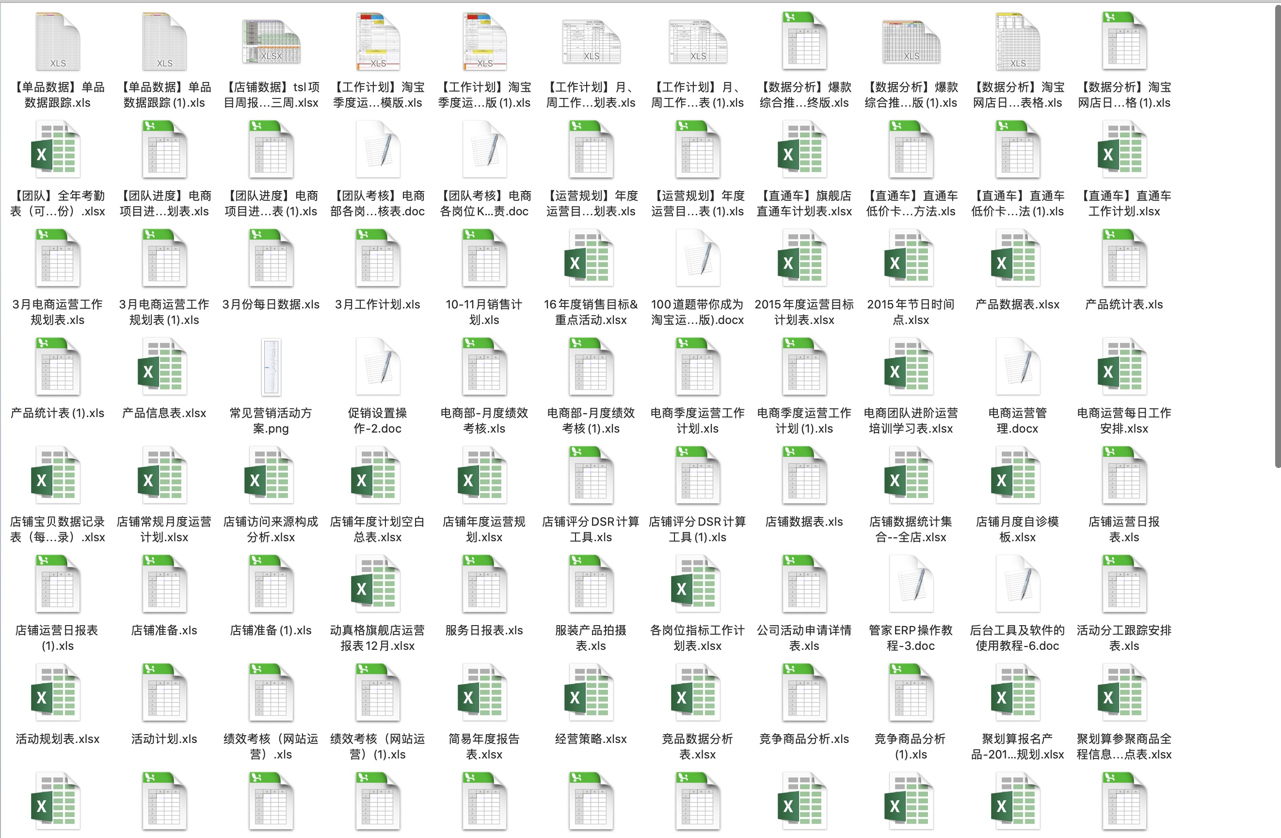 2000份电商运营表格百度网盘分享 百度网盘插图2