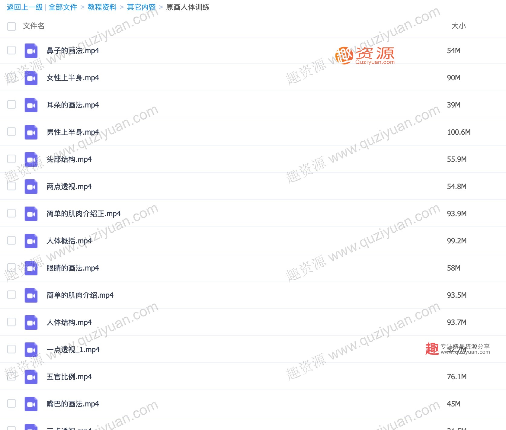 原画人体视频教程 百度网盘插图1