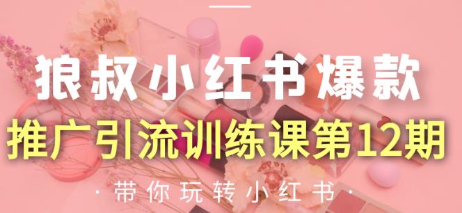 小红书爆款推广引流训练课第12期-第1张图片-学技树 小红书爆款推广引流训练课第12期-第1张图片-学技树