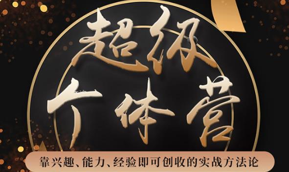 超级个体营：解锁个人“优势”，实现个人品牌持续变现  百度网盘