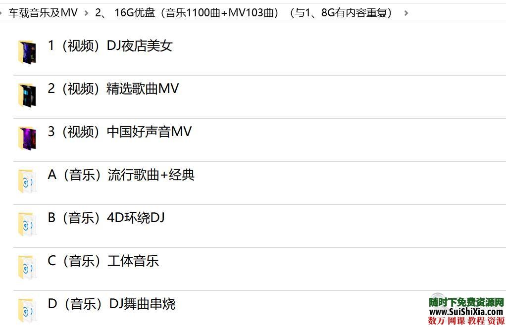 打包69G流行车载音乐1100曲和MV高清视频500个劲爆舞曲_趣资料教程视频插图2