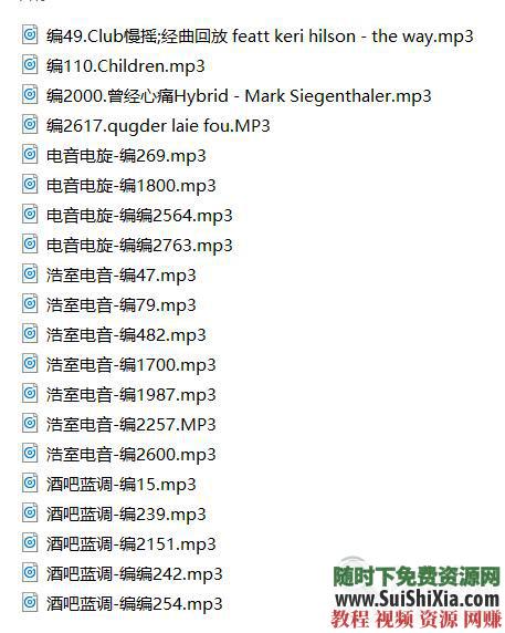 320K无损车载流行MP3音乐舞曲+MP4视频神曲，共42G几千首打包分享_趣资料教程资源插图20