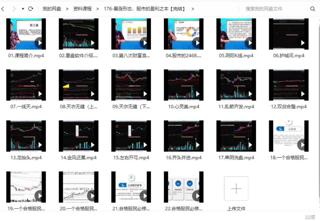 张帆老师暴涨形态，股市的盈利之本_百度云网盘视频教程插图1