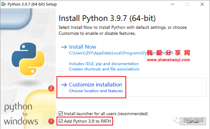 Python3.9.7英文版软件分享和安装教程插图2