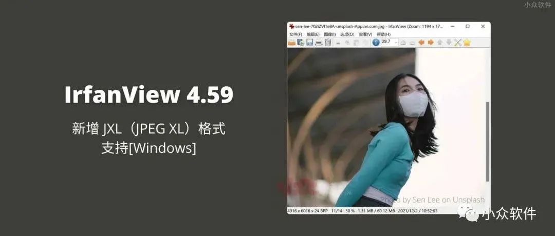 IrfanView 是著名的图片浏览器