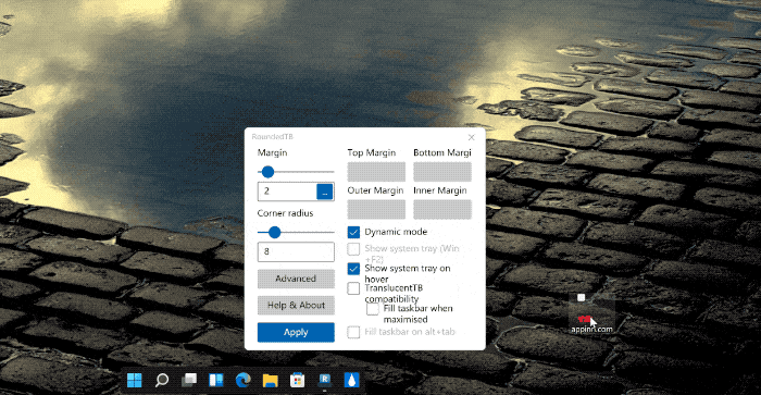 RoundedTB 是一款很有意思的 Windows 11 小工具插图2