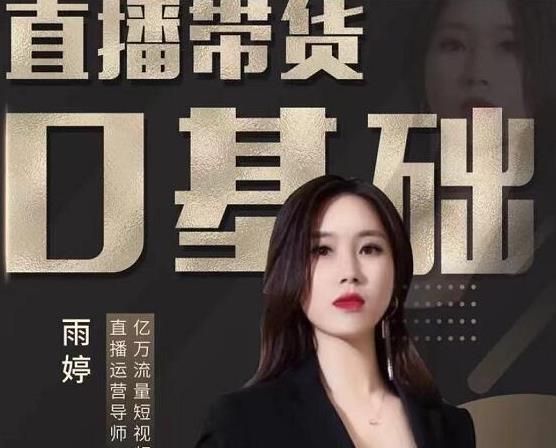 雨婷：2021年服装直播运营落地实操课