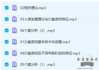 沈勇强2016《沙盘游戏疗法》 微课6讲 录音 【大咖天团】系列