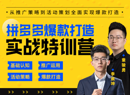 玺承云・拼多多爆款打造实战特训营