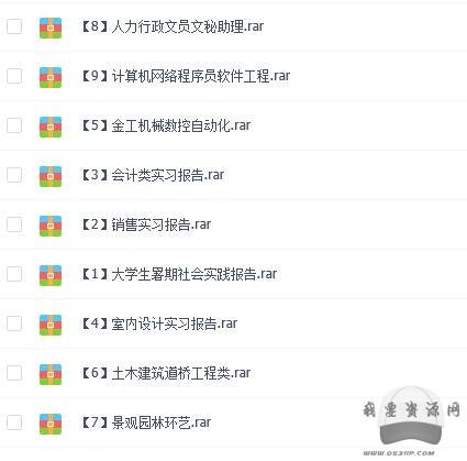 1000份实习报告模板 社会实践金工机械数控自动化人力文员财务土木工程实习报告模板