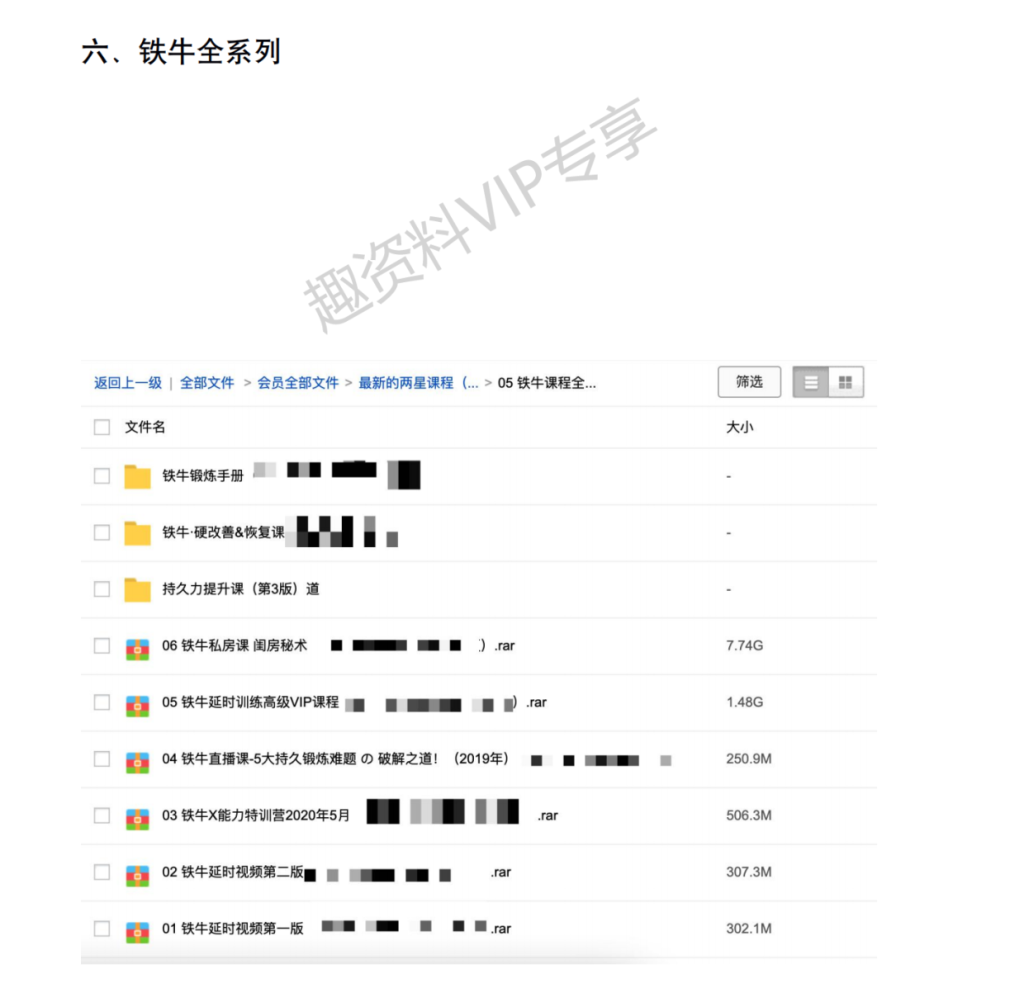 铁牛系列视频：延时训练、闺房秘术、硬度改善等视频插图