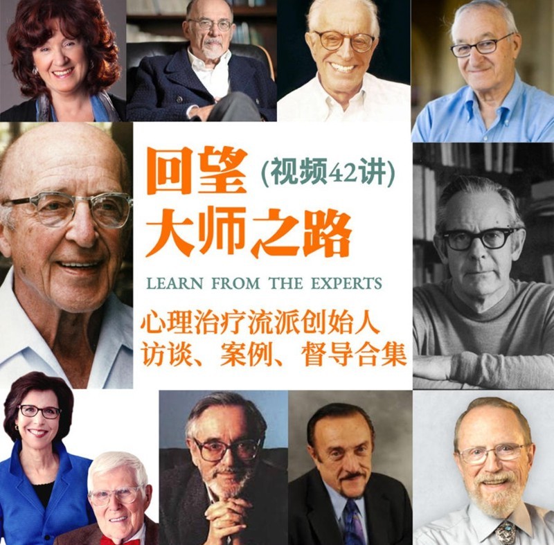 回望大师之路：心理治疗流派创始人访谈、案例、督导合集42讲视频课