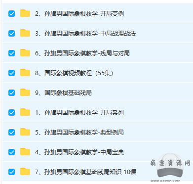 国际象棋教程全集（174集）