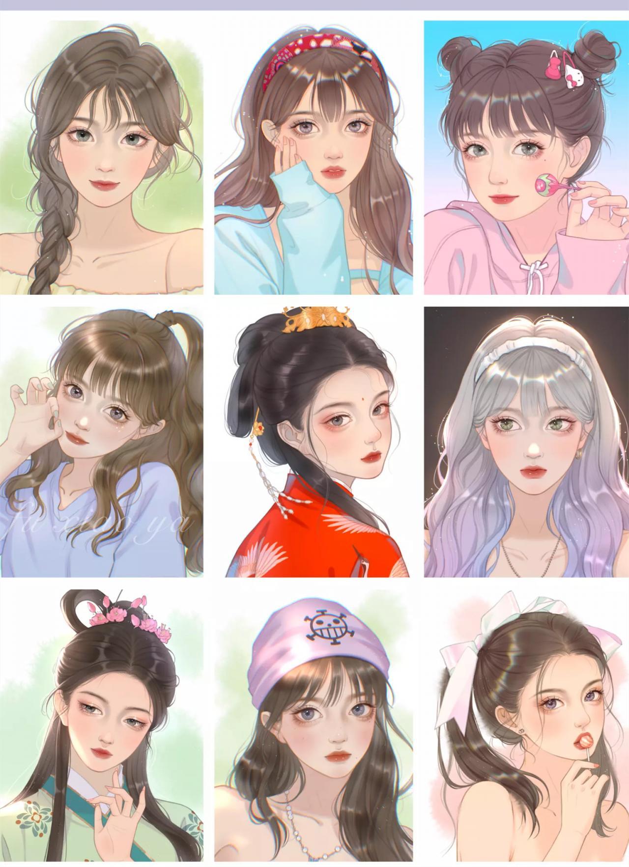 百万少女头像团练课第三期百度云分享