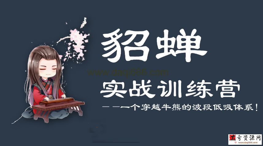 貂蝉波段训练营 貂蝉论股第6期百度云分享