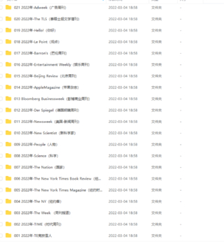 【英语更新】周刊类-长期更新[红包]0418 ●英语五区/41