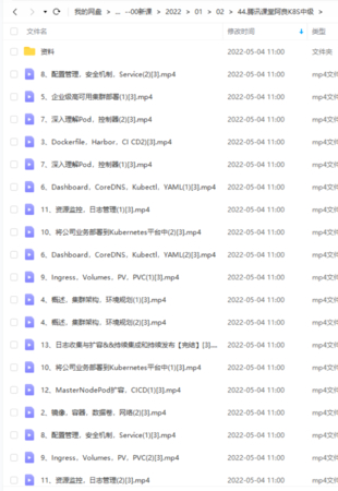 【IT会员更新】44.腾讯课堂阿良K8S中级