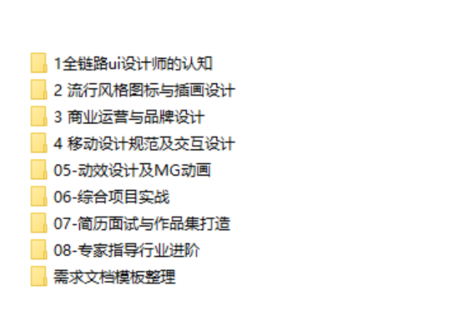 2021 全链路UI设计 课程视频 从0到1 运营设计