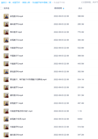 【易学上新】008.生命数字初中高级三套