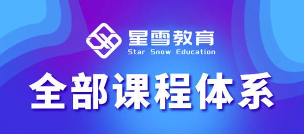 星雪教育淘系高级班，店铺最新提升方案玩法