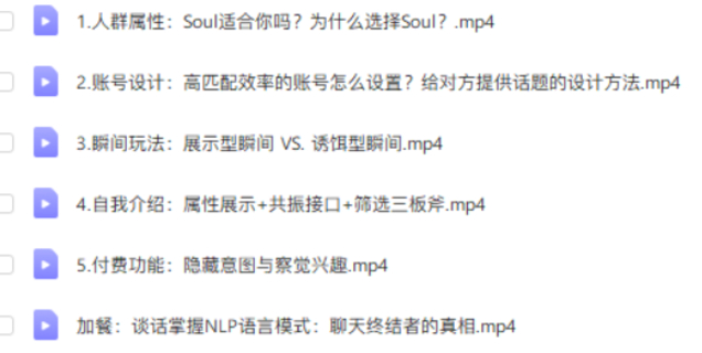 社交光谱社长《Soul掌握》【网盘分享】插图3