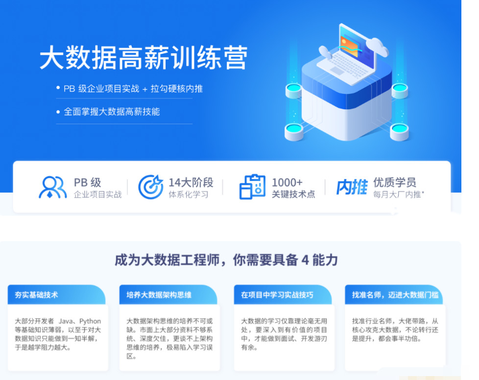 拉勾大数据开发高薪训练营14期（网盘分享）