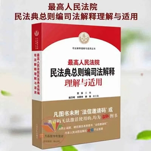 最高人民法院民法典总则编司法解释理解与适用 202205 贺荣