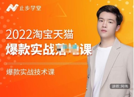 【网赚上新】041.阿伟《2022淘宝天猫爆款打造系列课》