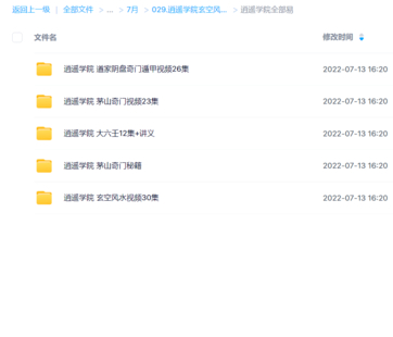 逍遥学院玄空风水茅山奇门道教阴盘奇门大六壬视频总汇