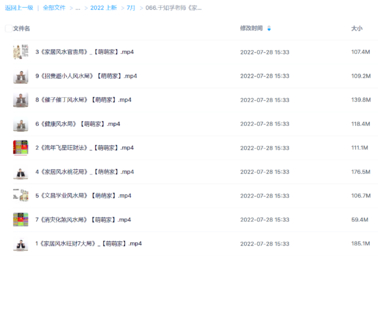 于知孚老师《家居风水催旺化解7大局》