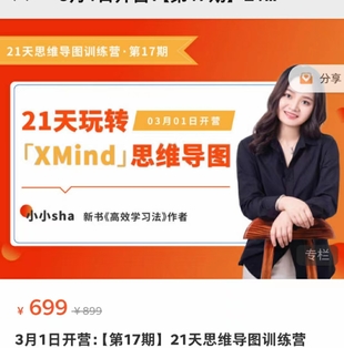 21天思维导图训练营网盘分享