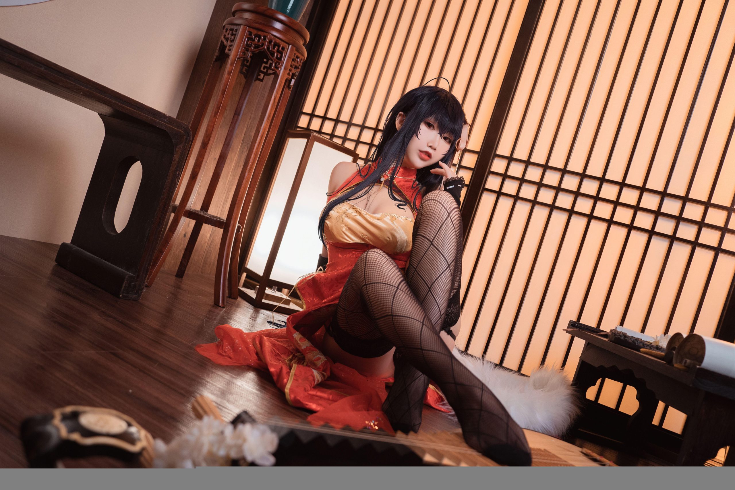 碧蓝航线大凤旗袍COS图（CN：面饼仙儿）