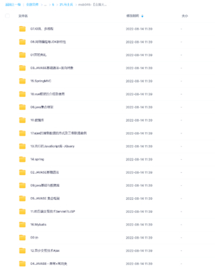 msb045-【金牌大课】马老师 Java零基础后端工程师（P5）【完结】