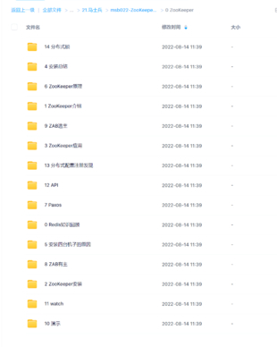 msb022-ZooKeeper【马士兵教育】