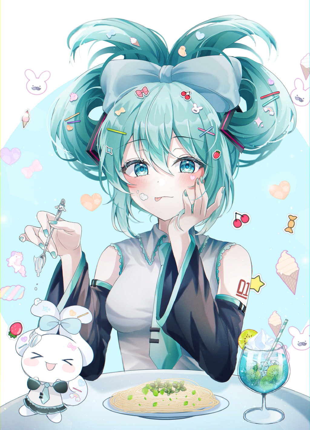 萌萌的玉桂狗初音未来组合登场，双倍的萌萌气息超治愈插图14