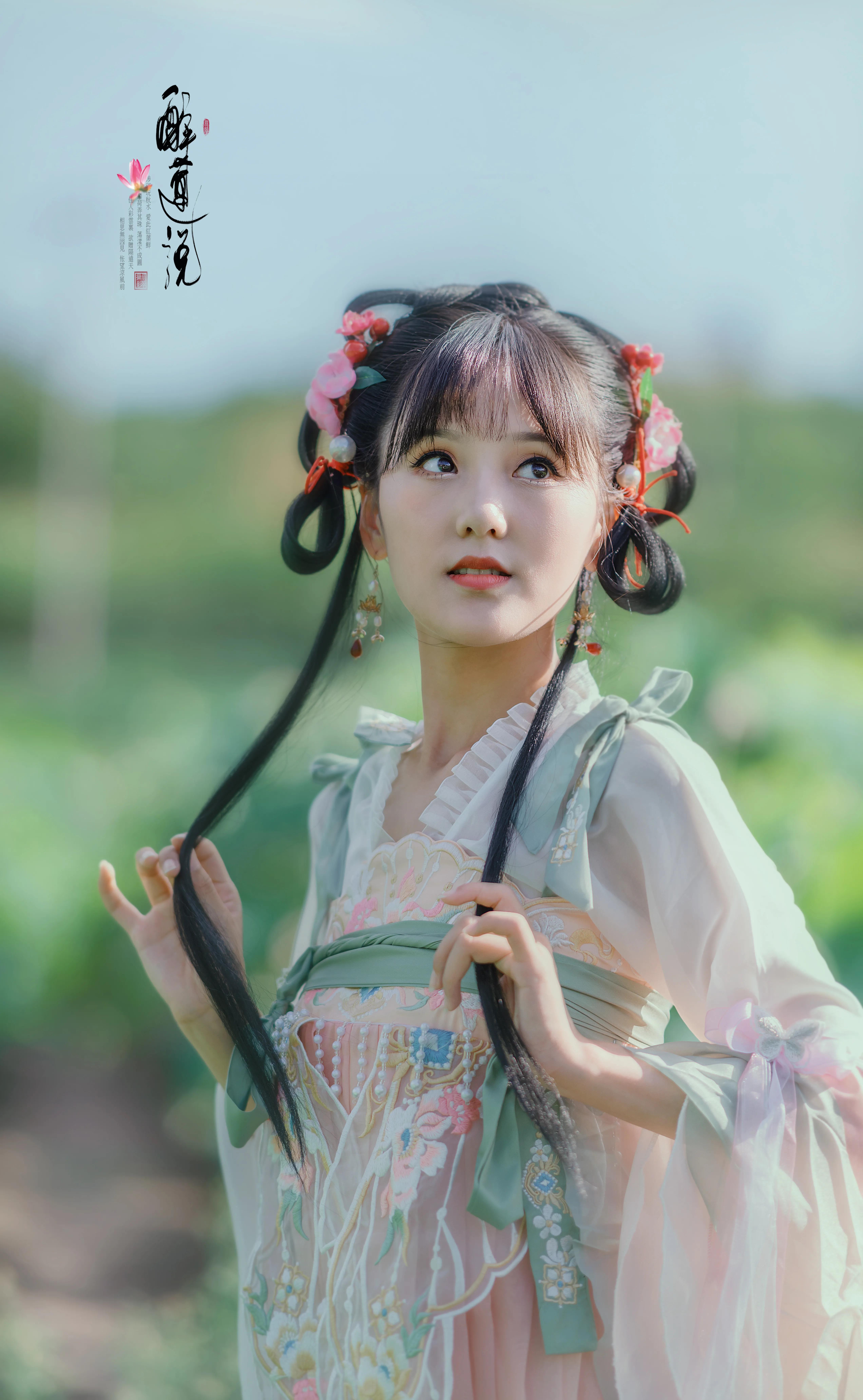 心醉迷，梦醉迷。叶铺池，花开池。插图2
