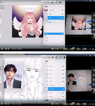 Luffpig2022年漫改头像团练第4期ipad插画课