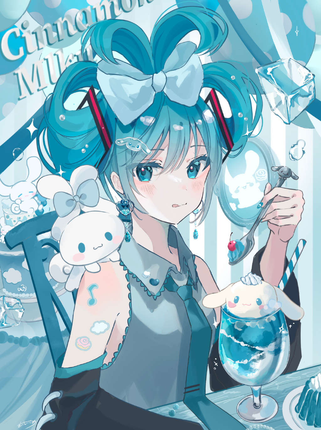 萌萌的玉桂狗初音未来组合登场，双倍的萌萌气息超治愈插图13