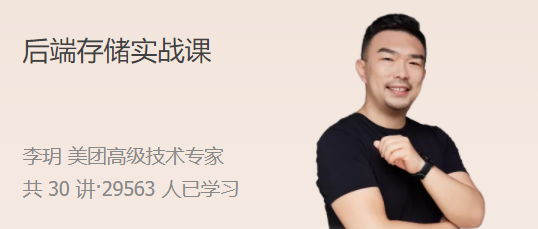 后端存储实战课 类电商平台存储技术应用指南