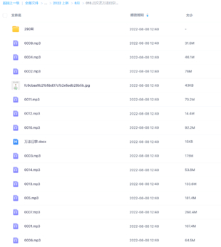 吕文艺万法归宗14集录音加笔记加文件资料